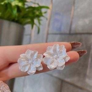 White Gardenia Fairy Inspired Flower Earrings ( Aleesha collection )
